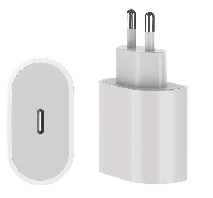 Încărcător Rapid 20W - Phonillico - USB-C - Cablu 2m - Compatibil Airpods 4/Pro 2/Max 2024