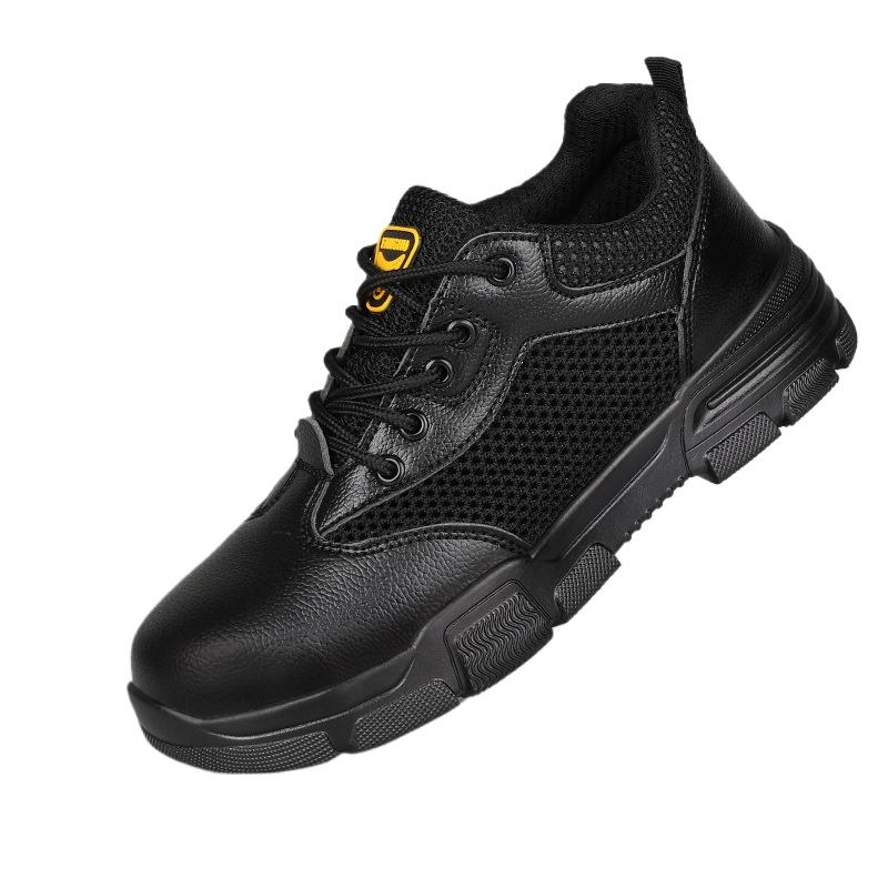 Labor Insurance Shoes Men's Steel Bag Head Non-slip and Wear-resistant Shoes, Anti-smashing and Anti-piercing Comfortable Work Shoes
