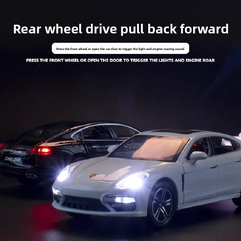 Porsche Simulation Alloy Panamera Sedan Model Toy With Sound And Light Functions