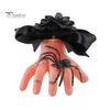 Spider Decoration Hairpin Halloween Hair Clip for Women, Girls, Realistic Severed Hand with Black Rose And Spider, Horror Accessory Party Bow