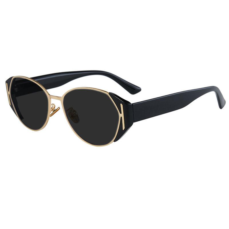 Cat Eye Sunglasses For Women With Advanced Sense And Thin Old Money Style Small Ice Cube Round Frame Uv Protection Sunglasses