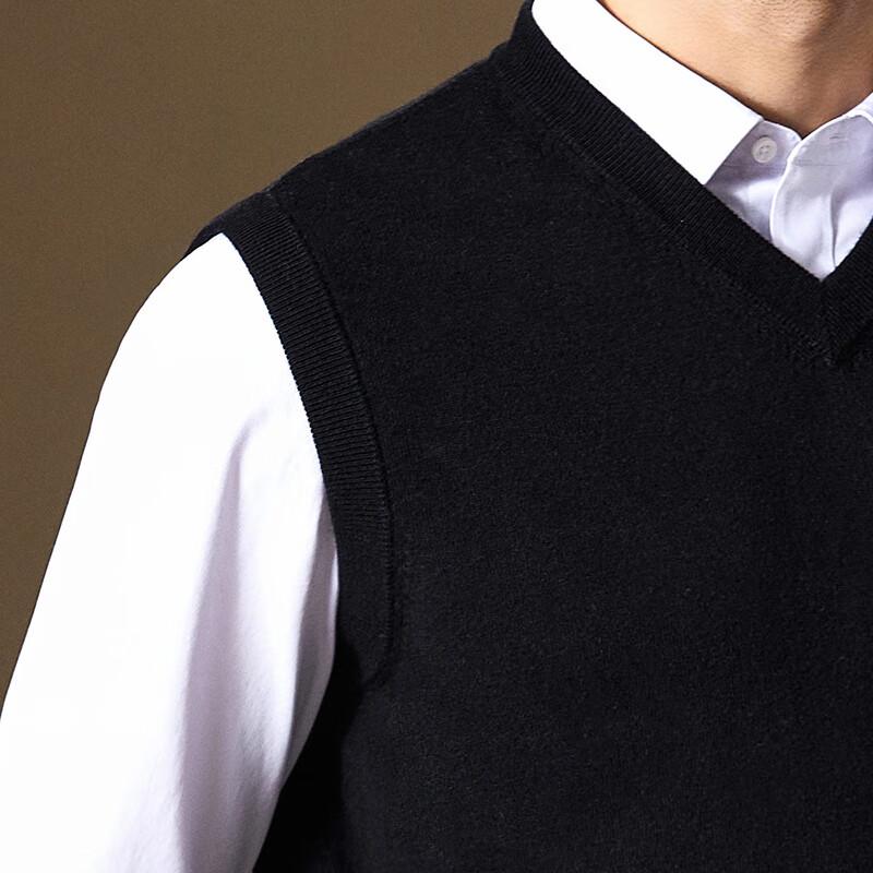 Antonio Men's V-Neck Wool Cashmere Sweater Vest