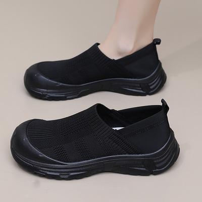 Schoenen damesschoenen schoenen met één pedaal luie schoenen damesschoenen dames lente en herfst nieuw zachtzool niet vermoeide voeten ademende schoenen