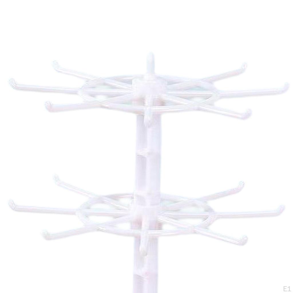 Bracelet Display Stand 3 Layer Rotating Jewelry for Dressing Table Bangle