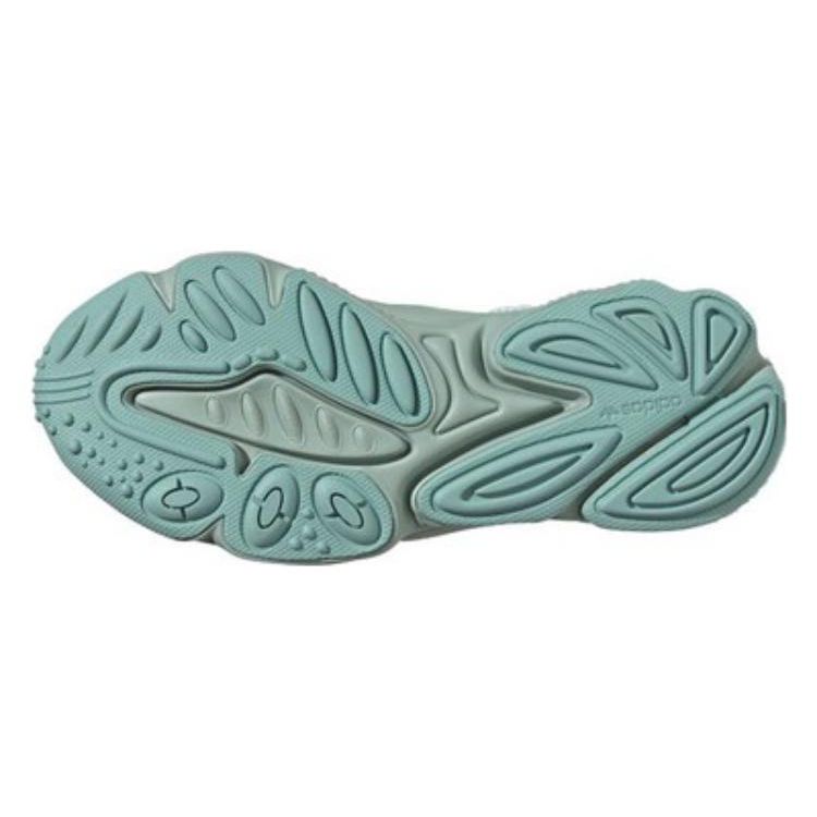 Adidas Originals Ozweego Comfortable Breathable Non-Slip Low-Top Lifestyle Shoes Women sneaker Gray Green GW3319
