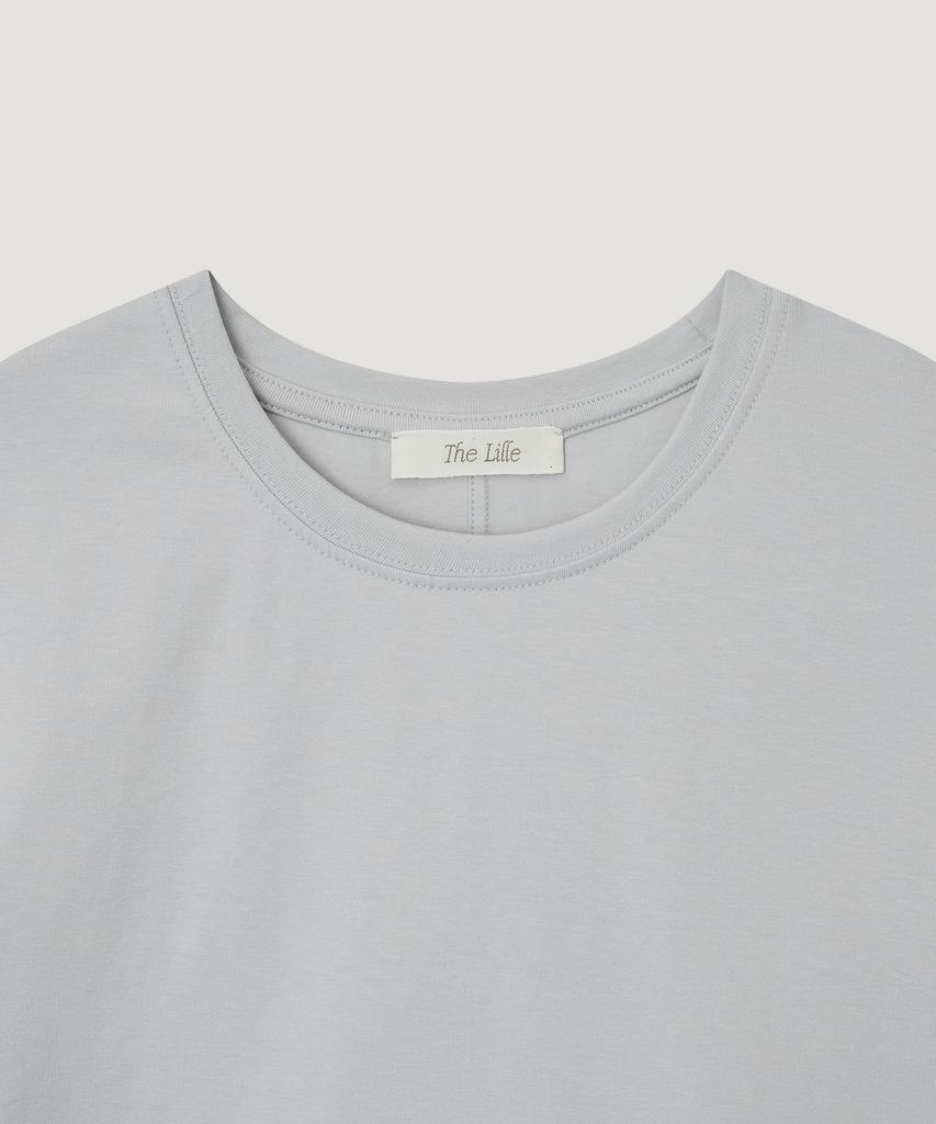 Deolil Blake Cap Sleeve Tee_Light Gray