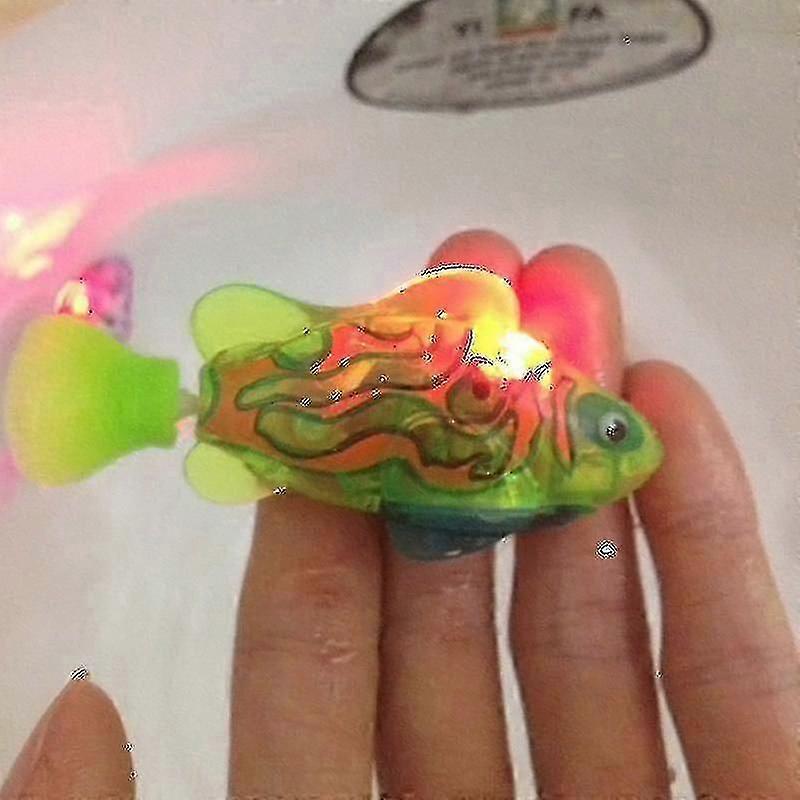 8 PCS Electronic Fish Activated Battery Powered Toy Childen Pet Holiday Gift Can Swims Hwy