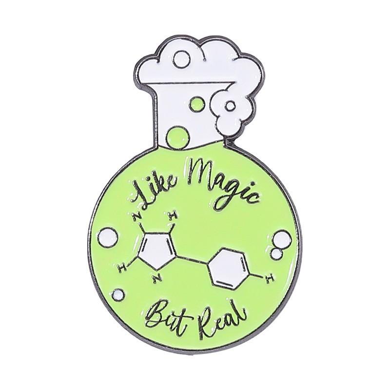 Creative Personalized Metal Cartoon Brooches Unique Geometric Pins For Stylish Accessories