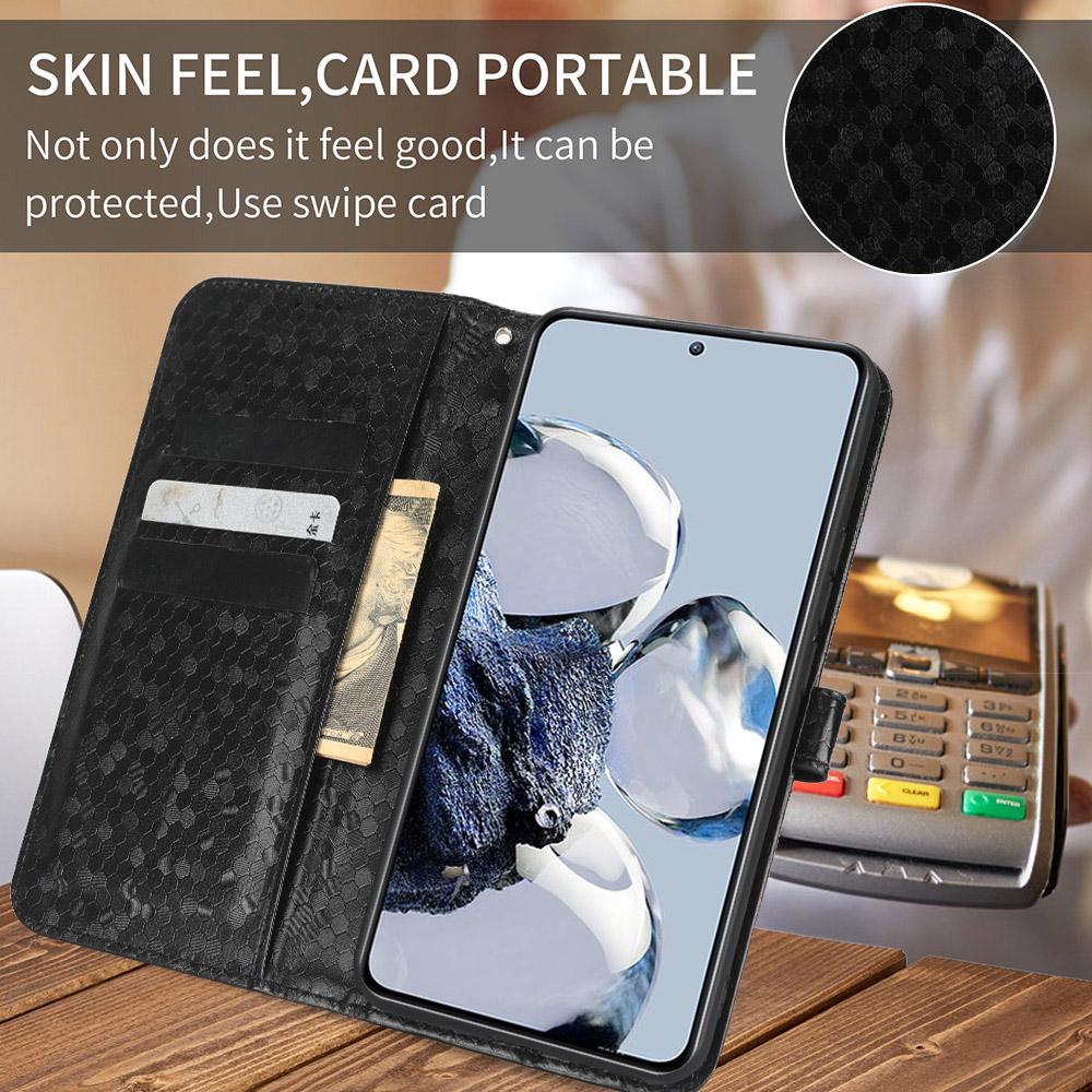 For ZTE Nubia V60 Design Wallet Case Dot Pattern Imprint PU Leather Phone Cover