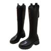 Women's New Autumn and Winter Thick-soled Retro Small Slim High Knight Boots Women