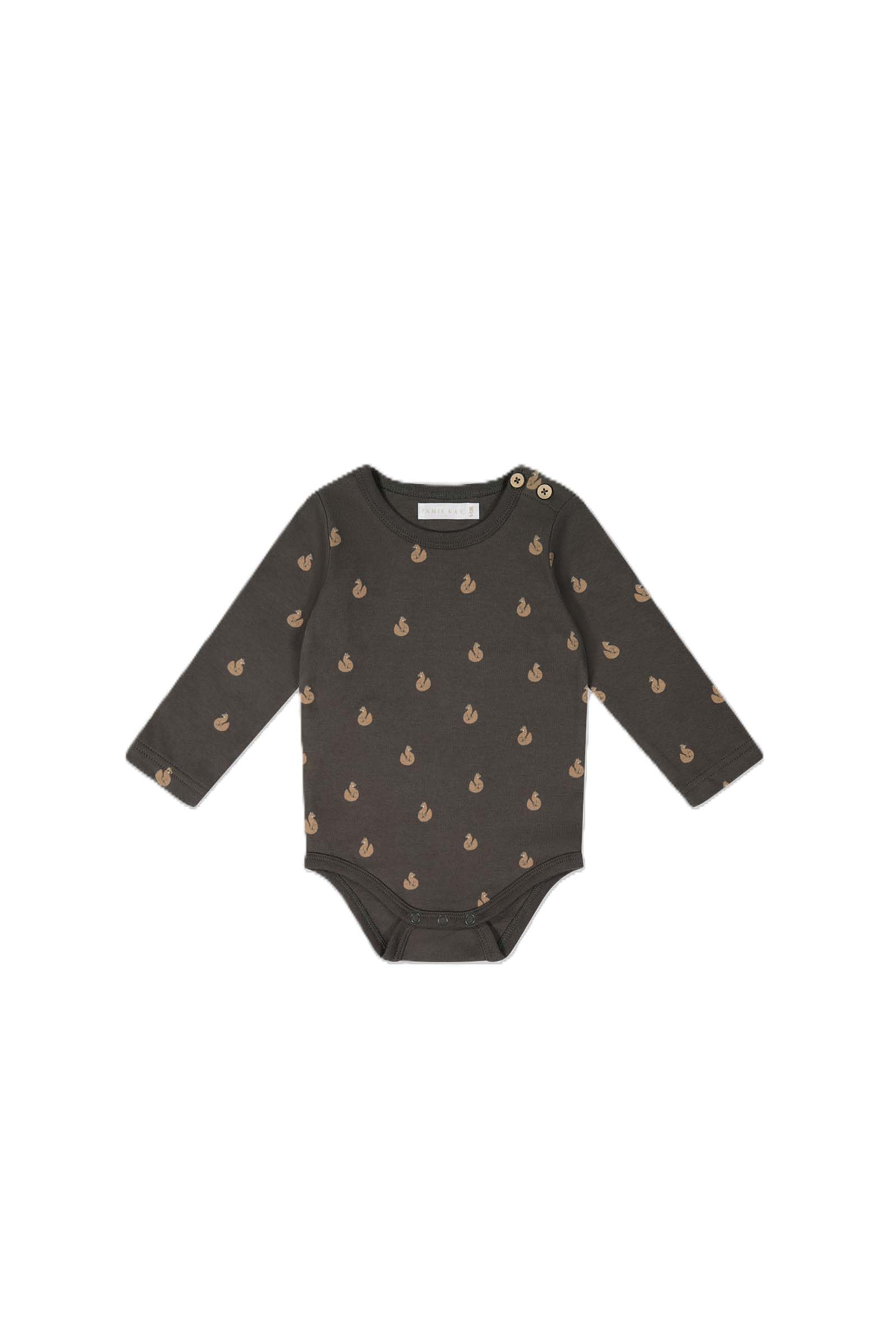 

OC Long Sleeve Bodysuit Fox Cubs Wolf JBCO245523 Baby DBRW 90 [Jamie Kay]
