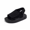 Kids' Solid Soft-Sole Beach Sandals – Summer Mesh Sandals for Boys and Girls, Solid Color Comfort Casual Footwear