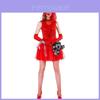 Adult Halloween Ghost Bride Costume In Red For Game Anime Cosplay
