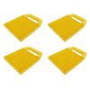 4PCS RV   Pad Prevent  s Sinking Anti Slip Wther Proof Leveling   Block for     Trailer