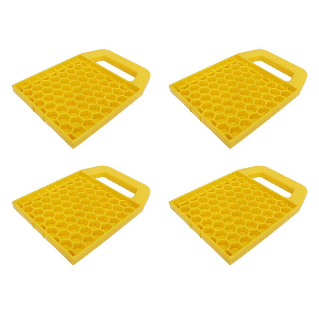 4PCS RV   Pad Prevent  s Sinking Anti Slip Wther Proof Leveling   Block for     Trailer