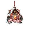 Christmas Animal and Acrylic Hanging Ornament for Holiday Decor, 11