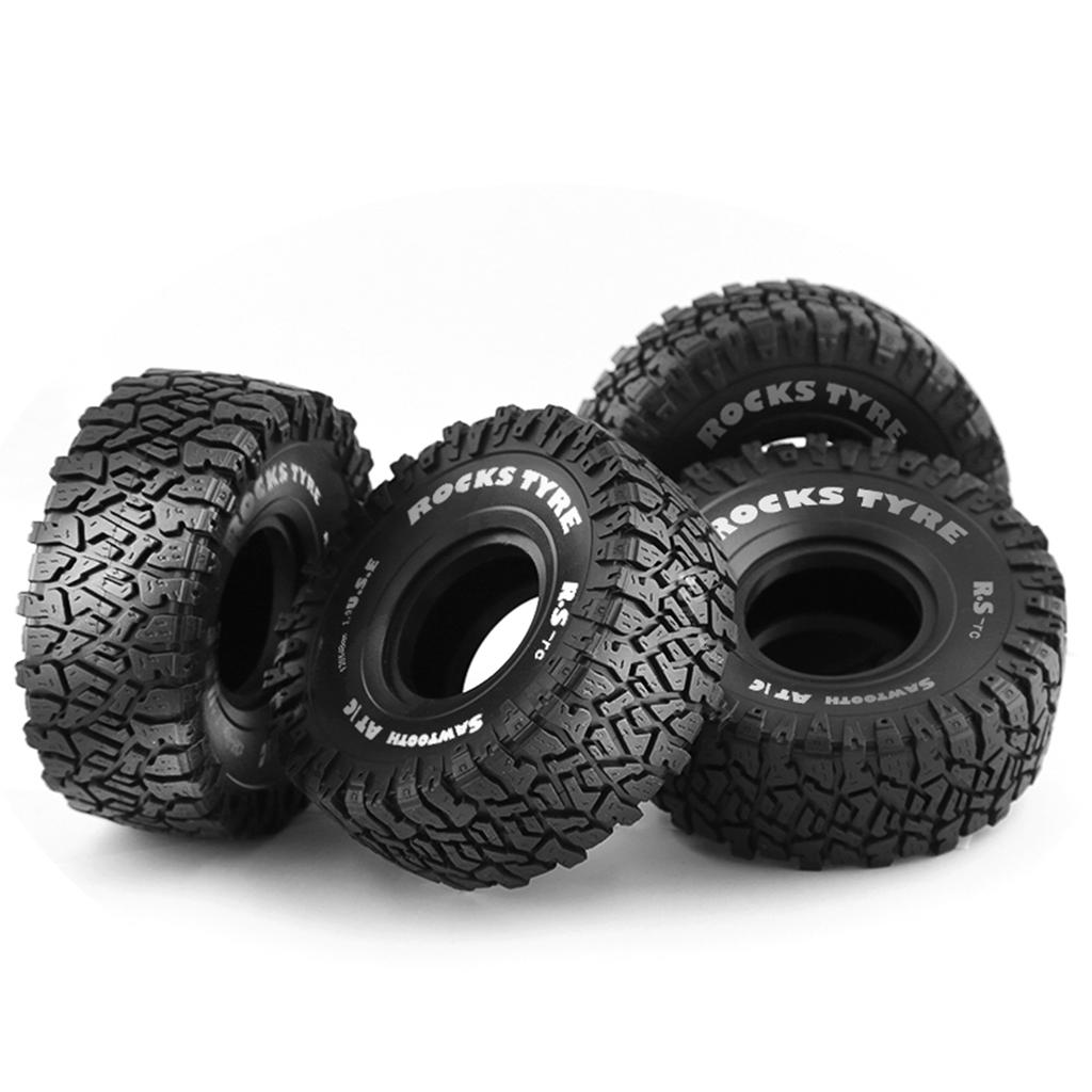 Dálkové ovládání pásové gumové pneumatiky pro auto 1,9 palce 120 * 48 mm 4ks Náhrada za Trax4 Axial Scx10