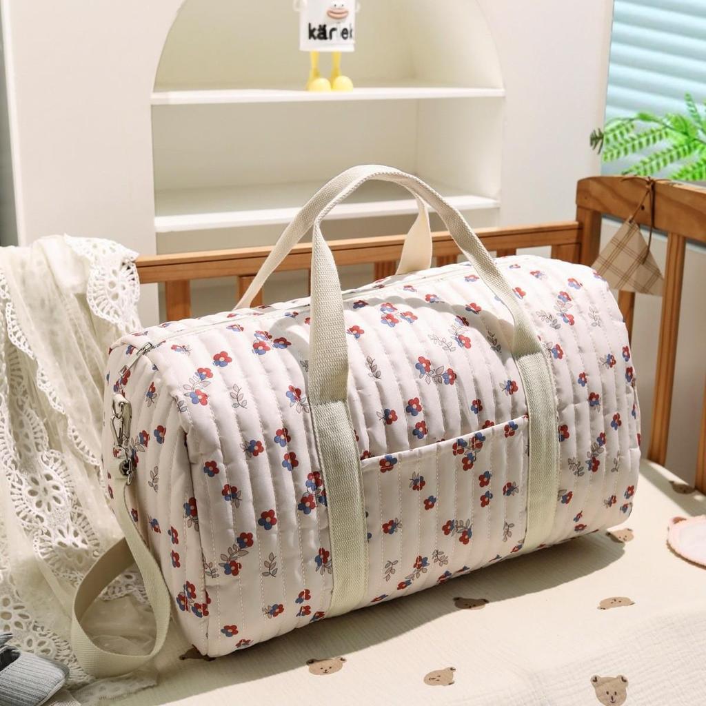 Koreansk Broderad Stor Kapacitet Resehandväska