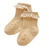 0 bis 3 Jahre Kleinkind Baby Mädchen Prinzessin Socken Frühling Herbst Kleidung Spitze Besatz Socken Babykleidung