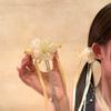 Spring New Chinese Headdress Floral Ribbon Ballet Style Bow Fringed Streamer Decorative Hairpin
