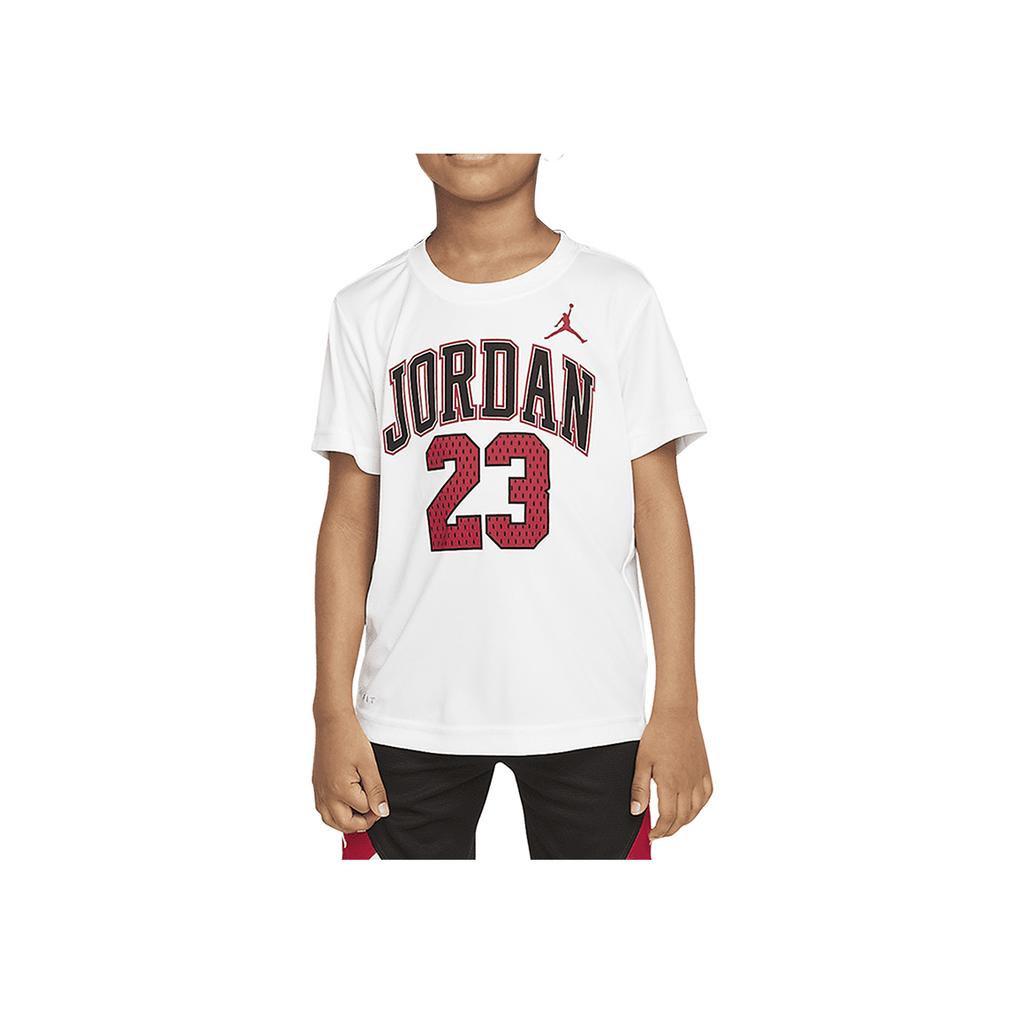 New Jordan T Shirt Pure White Kids' HA4933-101