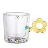 Shangqi Double-Layer Flower Glass Cup