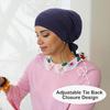 Breathable Muslim Ribbon Base Hat, Solid Color Muslim Bonnet Islamic Turban  Muslim Women