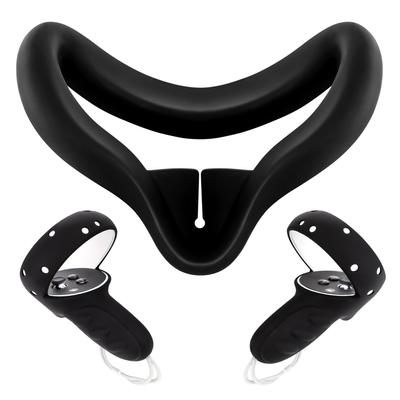 Silicone Controller Grip Cover + Face Cover For Oculus Quest 2 Anti Slip Anti Collision Protective Covers For VR Controllers And Headset