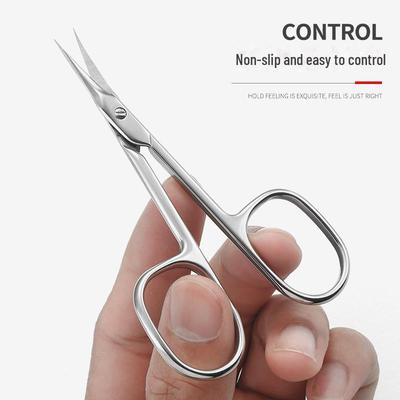 Edelstahl-Präzisionsschere für Nägel und Augenbrauen – Scharfes Beauty-Tool zum Entfernen abgestorbener Hautzellen und Widerhaken