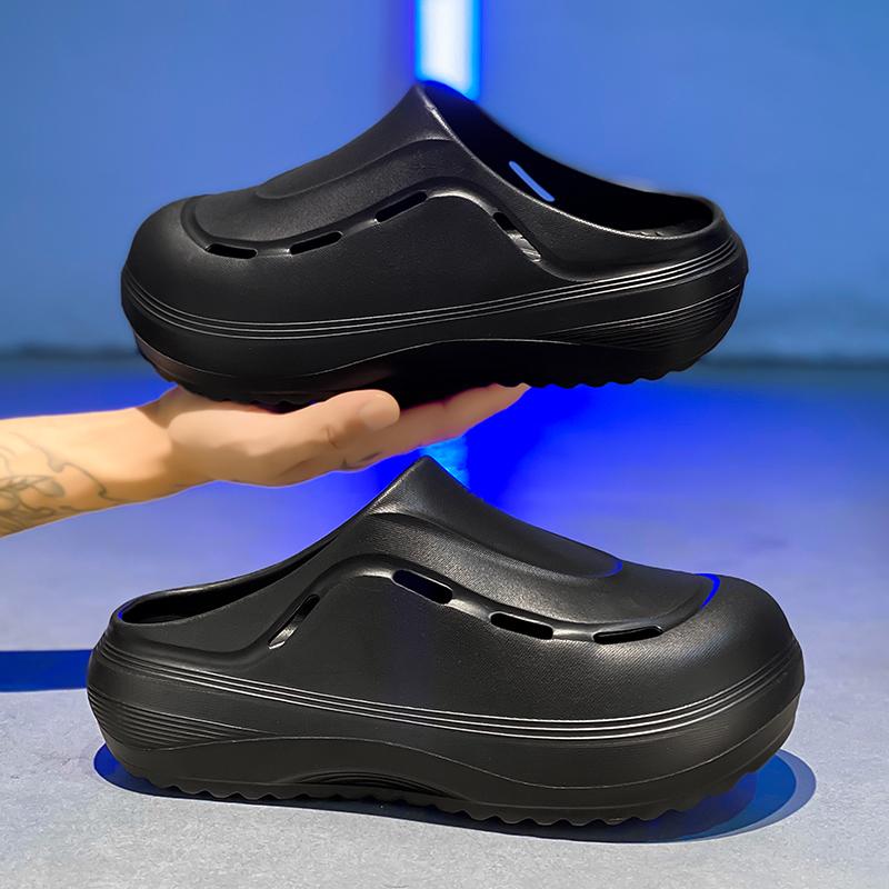 Sandali da uomo estivi Pantofole da spiaggia Pantofole da esterno alla moda Scarpe casual da spiaggia per sport acquatici Infradito cave traspiranti Sneaker da uomo economica Aqua