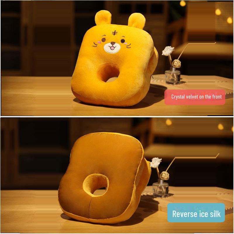 Tiger Year Hand Warmer Nap Pillow for Office and School - Perfect for Desk Naps and Lunch Breaks