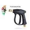 Fan-Shaped High-Pressure Car Wash Spray Gun with Aluminum Valve Core for Cleaning