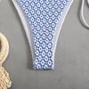 Split Swimsuit Sexy Bikini Neck Lace Woman