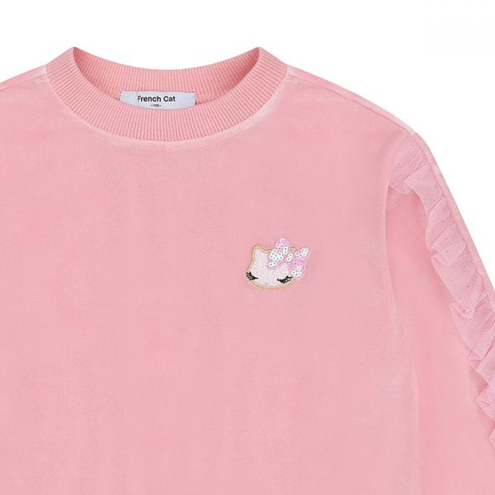 French Cat Velvet Sweatshirt 2 Types One Choice Q64ddt252