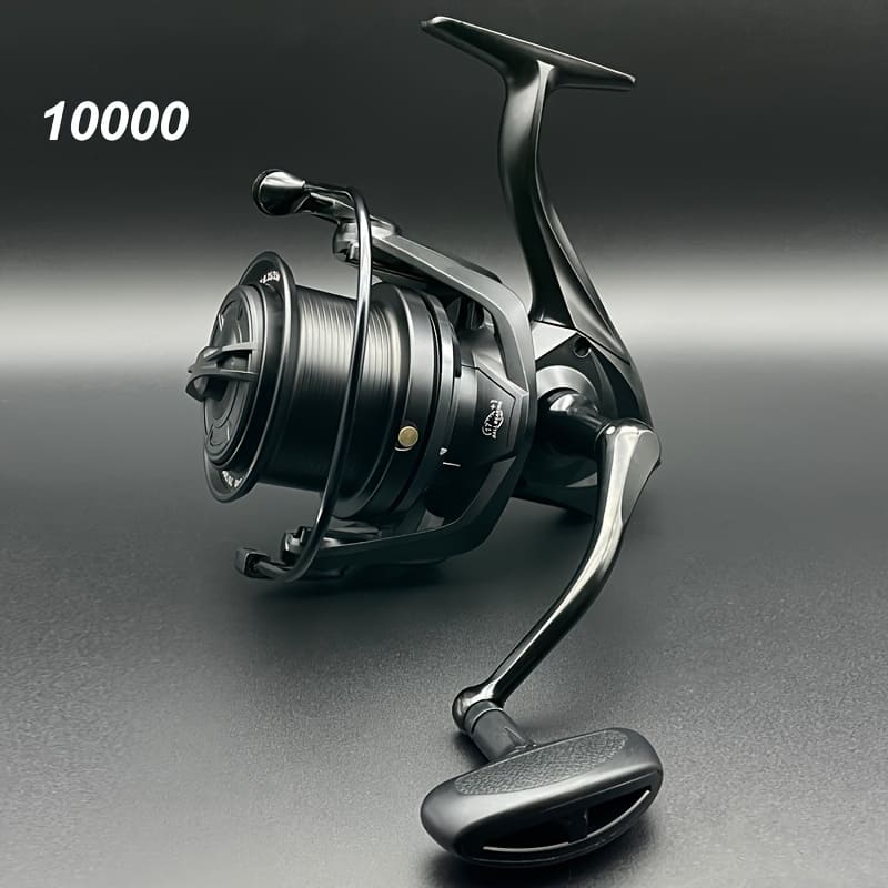 Durable 8000-14000 Series Long Casting Reels 6+1 Shielded Bearings High Gear Ratio Suitable for Freshwater and Saltwater Fishing Rods Ambidextrous