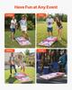 4x2ft Cornhole Set Portable Corn Hole Toss Game Board Wood with 8 Bean Bag