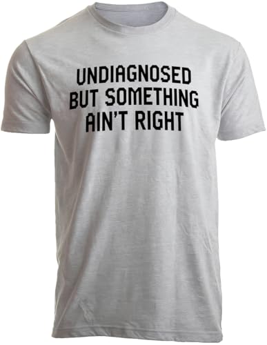Niet Gediagnosticeerd Maar Er Klopt Iets Niet T-shirt Grappig Mentale Gezondheid Shirt Unisex Casual Korte Mouw Grafisch T-shirt Tops