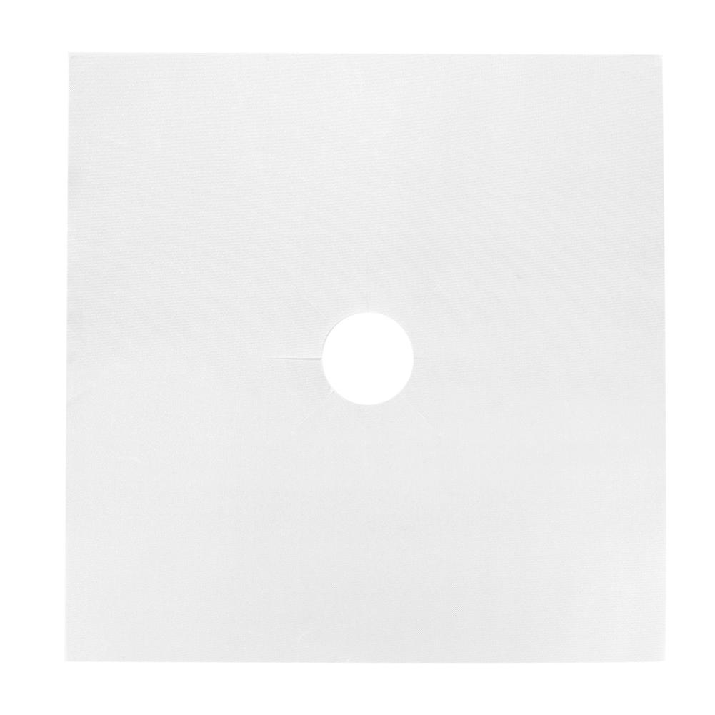 6Pcs Gas Stove Pad Gas Cooker Cleaning Mat Surface Protector Kitchen Tool AccessoriesSilver