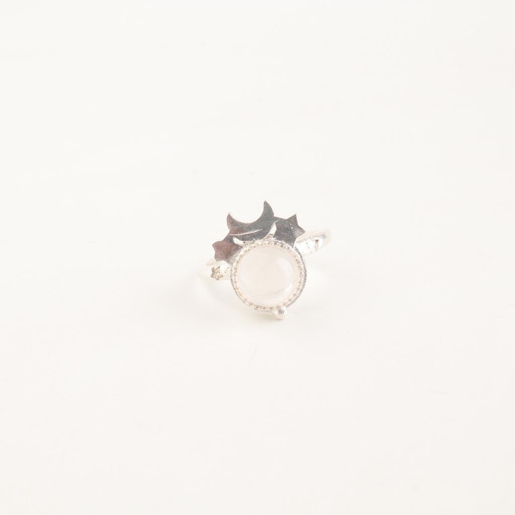 Natural Rose Quartz Gemstone 925 Sterling Silver Jewelry Handmade Ring For Women RR-67-23