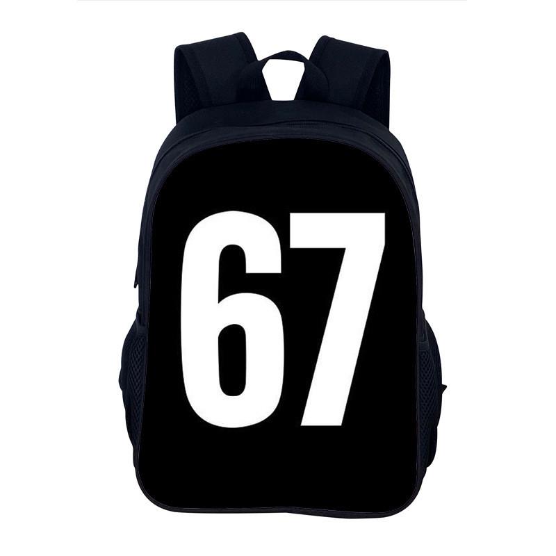 

Ip67 Cartoon Print School Backpack With Breathable Waterproof Oxford Fabric For Students чёрный