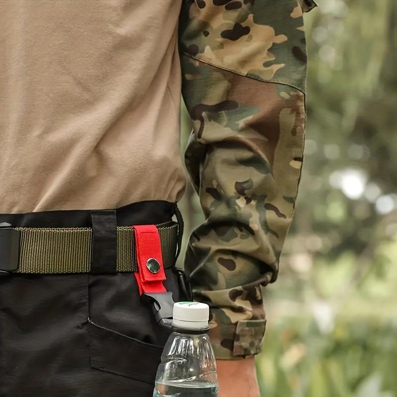 1/2/4PC Nylon Webbing Buckle Hook Water Bottle Holder Clip Outdoor Military EDC Carabiner Backpack Belt Hanger Camp Tools