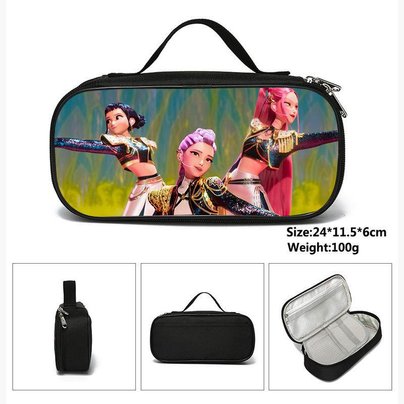 Untrix Kpop Fach Federmäppchen Kpop Hexenjäger Schüler Aufbewahrung Schreibwaren Tasche Bleistift Tasche