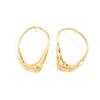 IngeSight.Z Übertriebene Unregelmäßige Geometrische Hohl-Steckohrringe Damen Kreativ Vintage Goldfarbe Piercing Ohrring Schmuck Dame