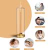 Modern Brass Incense Holder Anti-Ash Flying Incense Holder with Removable Acrylic Ash Catcher for Home Decor Yoga Meditation