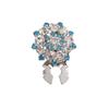 Sparkling Rhinestones Alloy Shirt Cufflinks Clip Decorative Button Covers For Shirt Jackets Dress Clothing Decoration