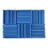 6pcs 10*10*2inch High Density Studio Sound Insulation Foam Fire Retardant for Studio KTV Broadcast Family Theater