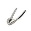 Stainless Steel Zinc Alloy Garlic Press & Masher - Multifunctional Kitchen Tool