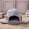 Autumn Winter Shark Shape Pet Dog Cat Puppy Bed Warm Cushion Soft Kennel