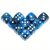 12mm D6 Acrylic Dices Mini 6-sided Two Color Cube Round Corner Game Dice for Club Party DND RPG Board Game Bar Table Accessories