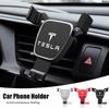 ABS Car Phone Holder 360 Rotation Gravity Auto Grip Bracket For Tesla Model 3 Highland 2023 Model S Model X Model Y Model Y-Eur